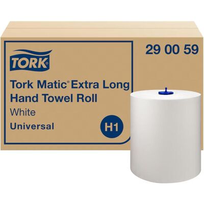 Tork 6 Handtuchrollen, Haushaltspapier, Weiss Tork 6 Handtuchrollen, Haushaltspapier, Weiss