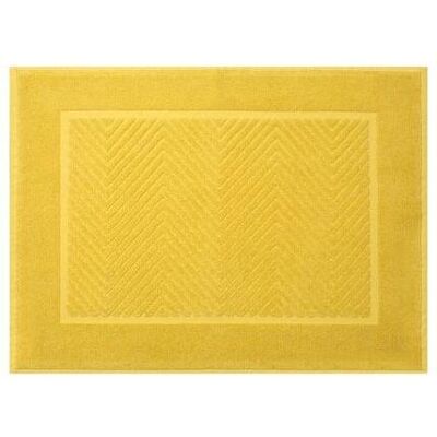 Eurofirany, Badteppich, Badezimmerteppich aus Frottee-Baumwolle mit Zick-Zack-Muster, 50 x 70 cm (70 x 50 cm) Eurofirany, Badteppich, Badezimmerteppich aus Frottee-Baumwolle mit Zick-Zack-Muster, 50 x 70 cm (70 x 50 cm)