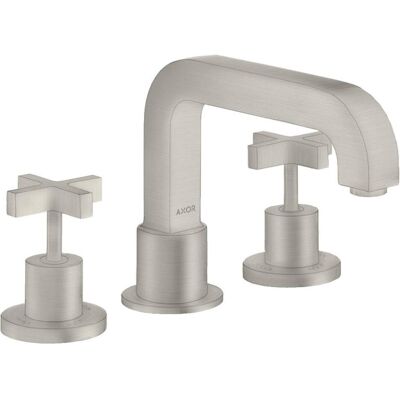 Hansgrohe Axor Citterio Badewannenarmatur - Edelstahl - 3-Loch, Kreuzgriff Hansgrohe Axor Citterio Badewannenarmatur - Edelstahl - 3-Loch, Kreuzgriff