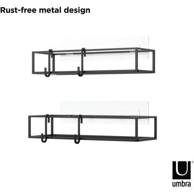 Umbra, Duschablage, Cubiko (12 x 32 x 6 cm) Umbra, Duschablage, Cubiko (12 x 32 x 6 cm)