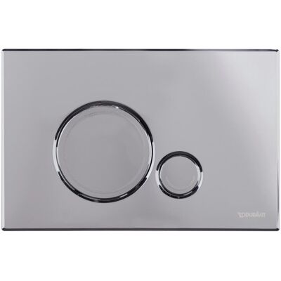 Duravit Betätigungsplatte, DuraSystem plaque de déclenchement mécanique pour WC Beta 120, DualFlush, 230x150,5mm, WD5010021000 Duravit Betätigungsplatte, DuraSystem plaque de déclenchement mécanique pour WC Beta 120, DualFlush, 230x150,5mm, WD5010021000
