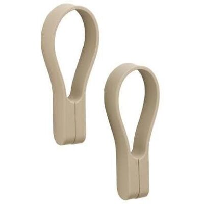 Zone Denmark, Handtuchhalter + Handtuchhaken, Handtuchhalter Loop mit Magnet 2 Stück, Camel Zone Denmark, Handtuchhalter + Handtuchhaken, Handtuchhalter Loop mit Magnet 2 Stück, Camel