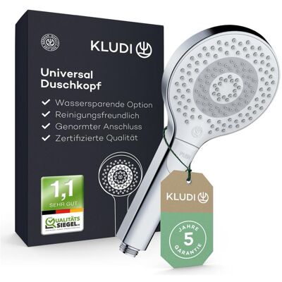 Kludi, Duschbrause, X3 Duschkopf (3 Strahlarten, 15 l/min) Kludi, Duschbrause, X3 Duschkopf (3 Strahlarten, 15 l/min)