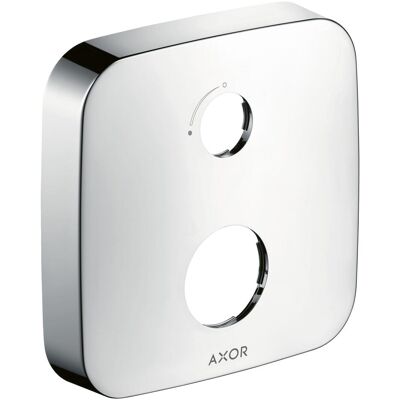 Hansgrohe Duscharmatur + Badewannenarmatur, Axor Verlängerungsrosette, softsquare, 2-Loch, mit Mengenregulierungspfeil, 14974 Hansgrohe Duscharmatur + Badewannenarmatur, Axor Verlängerungsrosette, softsquare, 2-Loch, mit Mengenregulierungspfeil, 14974