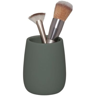 Sealskin, Zahnputzbecher, Mireli Toothbrush tumbler freestanding Green Sealskin, Zahnputzbecher, Mireli Toothbrush tumbler freestanding Green