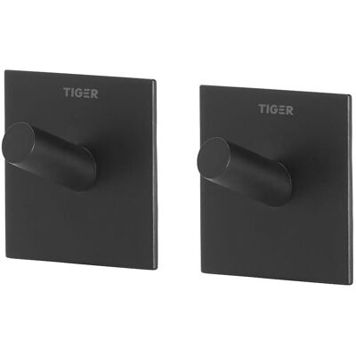 Tiger, Handtuchhalter + Handtuchhaken, Square Tiger, Handtuchhalter + Handtuchhaken, Square