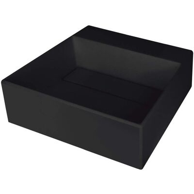 Deante, Waschbecken, Umywalka granitowa nablatowa z miejscem na baterię - z maskownicą (400 mm, 400 mm) Deante, Waschbecken, Umywalka granitowa nablatowa z miejscem na baterię - z maskownicą (400 mm, 400 mm)