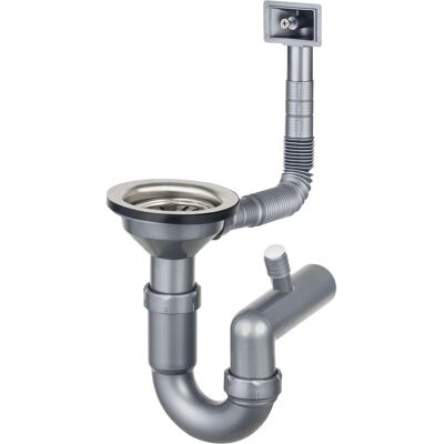 Deante, Siphon, Syfon do zlewozmywaka stalowego 1-komorowego - odpływ 3.5 (Ablaufgarnitur) Deante, Siphon, Syfon do zlewozmywaka stalowego 1-komorowego - odpływ 3.5 (Ablaufgarnitur)