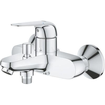 Grohe Duscharmatur + Badewannenarmatur, Swift QuickFix Wannenarmatur, inkl. Montageschlüssel, wassersparend, chrom Grohe Duscharmatur + Badewannenarmatur, Swift QuickFix Wannenarmatur, inkl. Montageschlüssel, wassersparend, chrom