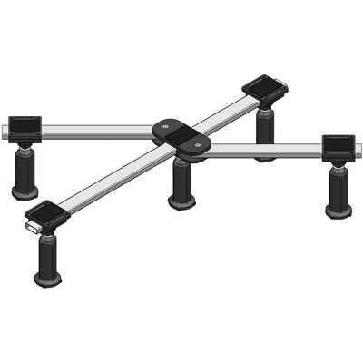 Mabo, Duschwanne, Duschwannenfuss DWF BASIC f Duschwannen von 700x700 bis 900x900mm Mabo, Duschwanne, Duschwannenfuss DWF BASIC f Duschwannen von 700x700 bis 900x900mm
