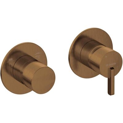 Deante, Duscharmatur + Badewannenarmatur, Brausemischer mit Duschschalter - horizontal Deante, Duscharmatur + Badewannenarmatur, Brausemischer mit Duschschalter - horizontal