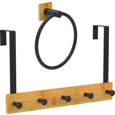 Relaxdays, Handtuchhalter + Handtuchhaken, 2-tlg. Handtuchhalter-Set Relaxdays, Handtuchhalter + Handtuchhaken, 2-tlg. Handtuchhalter-Set