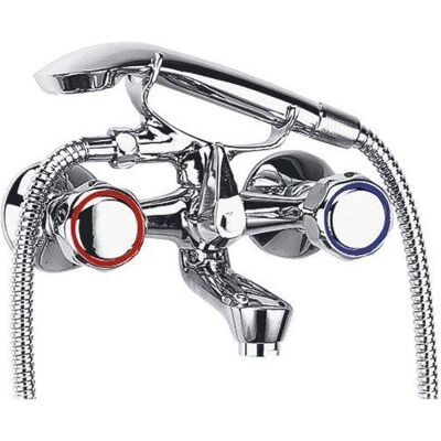 FERRON, Duscharmatur + Badewannenarmatur, Standardmässige, wandmontierte Badewannen- und Duscharmatur, Chrom FERRON, Duscharmatur + Badewannenarmatur, Standardmässige, wandmontierte Badewannen- und Duscharmatur, Chrom