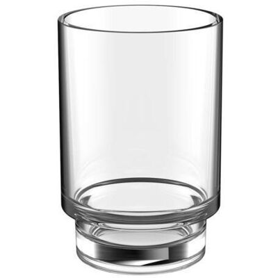 Emco, Zahnputzbecher, Mundspülglas FLOW klar Emco, Zahnputzbecher, Mundspülglas FLOW klar