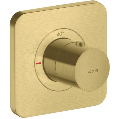 Hansgrohe Axor Citterio E Thermostatmodul - Brushed Brass - 12x12 - Thermostat Modul Hansgrohe Axor Citterio E Thermostatmodul - Brushed Brass - 12x12 - Thermostat Modul