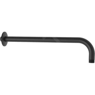 KIELLE Oudee - Duschkopf 260mm - Einzelstrahl - 350mm Arm - Schwarz Matt KIELLE Oudee - Duschkopf 260mm - Einzelstrahl - 350mm Arm - Schwarz Matt