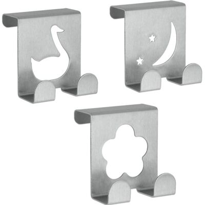 Metaltex, Handtuchhalter + Handtuchhaken, Türhaken doppelt Edelstahl 294530010 Metaltex, Handtuchhalter + Handtuchhaken, Türhaken doppelt Edelstahl 294530010