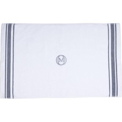 Monogram, Badteppich, Linea Badezimmermatte 60x100cm grau (100 x 60 cm) Monogram, Badteppich, Linea Badezimmermatte 60x100cm grau (100 x 60 cm)
