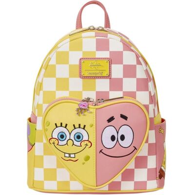 Loungefly, Kindergartentasche, SpongeBob SquarePants & Patrick Star Checkered backpack 26cm Loungefly, Kindergartentasche, SpongeBob SquarePants & Patrick Star Checkered backpack 26cm