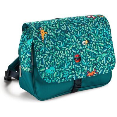 Lilliputiens - Jungle A4 Schultasche - Blau Canard Lilliputiens - Jungle A4 Schultasche - Blau Canard