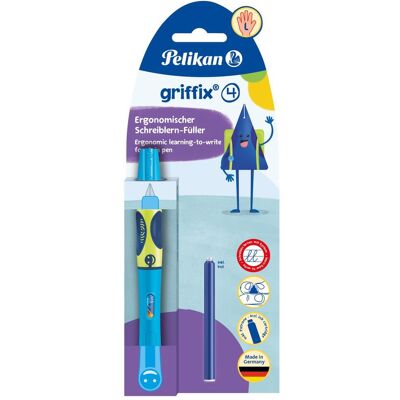 Pelikan Schreibstifte, griffix Fllhalter Neon Fresh Blue, fr Linksh„nder (1x) Pelikan Schreibstifte, griffix Fllhalter Neon Fresh Blue, fr Linksh„nder (1x)