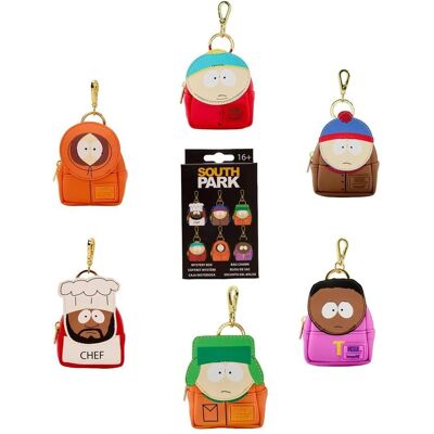 Loungefly, Schlüsselanhänger, SOUTH PARK - Mini Backpack Bag Charm Mystery Box, Mehrfarbig Loungefly, Schlüsselanhänger, SOUTH PARK - Mini Backpack Bag Charm Mystery Box, Mehrfarbig