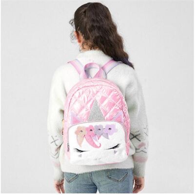 Lean Toys, Kindergartentasche, Kinder-Stepp-Schulrucksack Einhorn Gelb 32cm Lean Toys, Kindergartentasche, Kinder-Stepp-Schulrucksack Einhorn Gelb 32cm