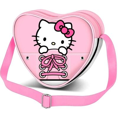 Karactermania, Damen, Handtasche, Sanrio Casual Heart Sac à bandoulière Hello Kitty Sneakers, Pink Karactermania, Damen, Handtasche, Sanrio Casual Heart Sac à bandoulière Hello Kitty Sneakers, Pink