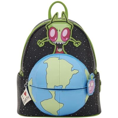 Loungefly, Kindergartentasche, Nickelodeon by Mini Rucksack Invader Zim Glow Loungefly, Kindergartentasche, Nickelodeon by Mini Rucksack Invader Zim Glow