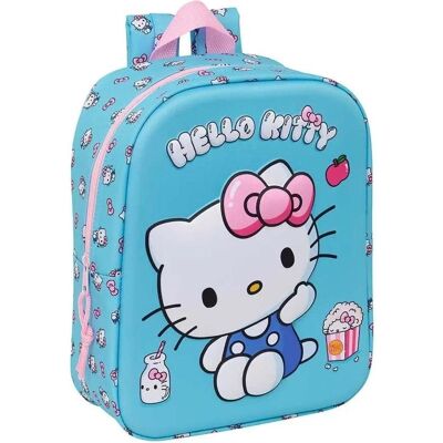 Safta, Kindergartentasche, Rucksack Hello Kitty Snack, Polyester, 6 l, Blau / Rosa Safta, Kindergartentasche, Rucksack Hello Kitty Snack, Polyester, 6 l, Blau / Rosa
