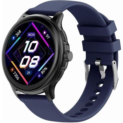 Gravity GT12-2 Damen-Smartwatch, marineblaues Silikonarmband + schwarzes Armband (49 mm, ohne SIM), Smartwatch Gravity GT12-2 Damen-Smartwatch, marineblaues Silikonarmband + schwarzes Armband (49 mm, ohne SIM), Smartwatch