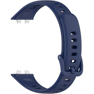 Techsuit - Watchband (W081) - Huawei Band 11 / Band 11 Pro - Navy Blue (Silicone), Uhrenarmband, Blau Techsuit - Watchband (W081) - Huawei Band 11 / Band 11 Pro - Navy Blue (Silicone), Uhrenarmband, Blau