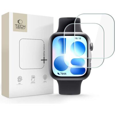 Tech-Protect Hydro flex+ 2er-Pack Hydrogelfolie für Huawei Watch Fit 5, Smartwatch Schutzfolie, Transparent Tech-Protect Hydro flex+ 2er-Pack Hydrogelfolie für Huawei Watch Fit 5, Smartwatch Schutzfolie, Transparent