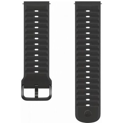 Coros Watch Band Apex 4 (24 mm, Silikon), Uhrenarmband, Schwarz Coros Watch Band Apex 4 (24 mm, Silikon), Uhrenarmband, Schwarz