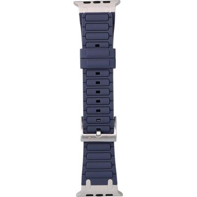 Forcell Strap F-DESIGN FA06 silicone strap for APPLE Watch 42 / 44 / 45 / 49 mm blue (Silicone), Uhrenarmband, Blau Forcell Strap F-DESIGN FA06 silicone strap for APPLE Watch 42 / 44 / 45 / 49 mm blue (Silicone), Uhrenarmband, Blau