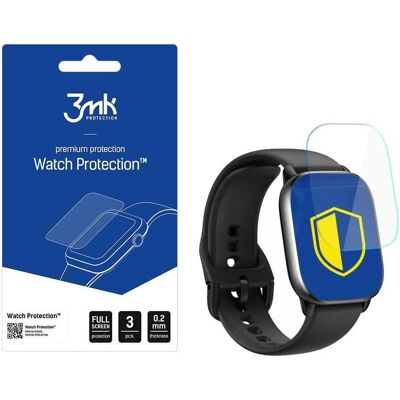 3MK Folia ARC Amazfit GTS 4 Fullscreen Folia, Smartwatch Schutzfolie, Transparent 3MK Folia ARC Amazfit GTS 4 Fullscreen Folia, Smartwatch Schutzfolie, Transparent