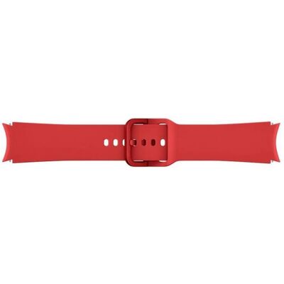 Samsung ET-SFR87LRE Galaxy Watch 4 44mm Sport Strap Red (Damage Package) (20 mm, Fluorelastomer, Metall), Uhrenarmband, Rot Samsung ET-SFR87LRE Galaxy Watch 4 44mm Sport Strap Red (Damage Package) (20 mm, Fluorelastomer, Metall), Uhrenarmband, Rot