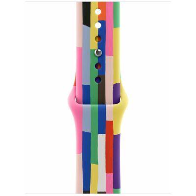 Apple Sport Band (42 mm, Fluoroelastomer), Uhrenarmband, Mehrfarbig Apple Sport Band (42 mm, Fluoroelastomer), Uhrenarmband, Mehrfarbig