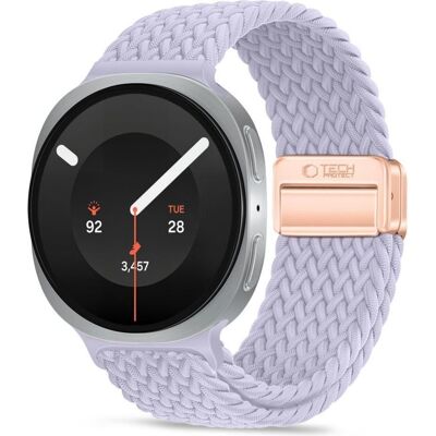 Tech-Protect NYLONMAG SAMSUNG GALAXY WATCH 8 / 9 / CLASSIC (40 / 44 / 46 MM) PERIWINKLE, Smartwatch Zubehör, Violett Tech-Protect NYLONMAG SAMSUNG GALAXY WATCH 8 / 9 / CLASSIC (40 / 44 / 46 MM) PERIWINKLE, Smartwatch Zubehör, Violett