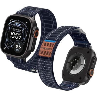 Spigen WBF0 (Fabric, Nylon, Plastic), Uhrenarmband, Blau Spigen WBF0 (Fabric, Nylon, Plastic), Uhrenarmband, Blau