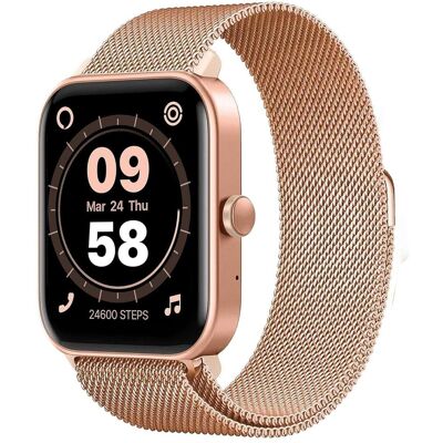 Smarty Watches Smartwatch mit Alexa-Sprachassistent, Bluetooth-Anrufen, 14 Sportmoden und Wellness-Überwachung (40 mm), Smartwatch Smarty Watches Smartwatch mit Alexa-Sprachassistent, Bluetooth-Anrufen, 14 Sportmoden und Wellness-Überwachung (40 mm), Smartwatch