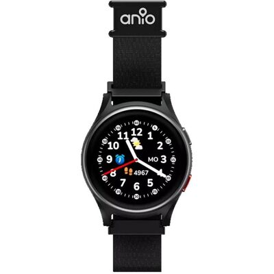 Lupus-Electronics ANIO Armband, black (Nylon), Uhrenarmband, Schwarz Lupus-Electronics ANIO Armband, black (Nylon), Uhrenarmband, Schwarz