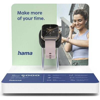 Hama Fit Watch 5000 Test Module.rose GOLD.18x18x16cm Engels (73296007), Smartwatch Hama Fit Watch 5000 Test Module.rose GOLD.18x18x16cm Engels (73296007), Smartwatch