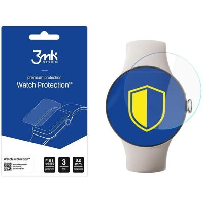 3MK Folia ARC Watch Google Pixel Watch 3 Folia Fullscreen, Smartwatch Schutzfolie, Transparent 3MK Folia ARC Watch Google Pixel Watch 3 Folia Fullscreen, Smartwatch Schutzfolie, Transparent