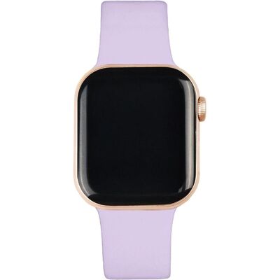 iDeal Of Sweden Silikon-Armband 38/40/41/42mm, S-M Lavender Milk (20 mm, Edelstahl, Silicone, Zinc steel), Uhrenarmband, Violett, Pink iDeal Of Sweden Silikon-Armband 38/40/41/42mm, S-M Lavender Milk (20 mm, Edelstahl, Silicone, Zinc steel), Uhrenarmband, Violett, Pink
