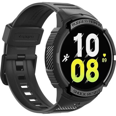 Spigen Rugged Armor Pro Samsung Watch 6 40mm czarny/black ACS06501, Smartwatch Zubehör, Schwarz Spigen Rugged Armor Pro Samsung Watch 6 40mm czarny/black ACS06501, Smartwatch Zubehör, Schwarz