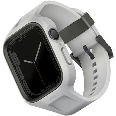 Uniq Apple Watch Armband + Case - Grau 44/45mm - Series 4-8 Uniq Apple Watch Armband + Case - Grau 44/45mm - Series 4-8