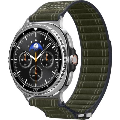 Spigen - WBF0 - Samsung Galaxy Watch8 40mm/Watch8 44mm/Watch8 Classic - Green (20 mm, 22 mm, Fabric, Nylon, Nylon Weave), Uhrenarmband, Grün Spigen - WBF0 - Samsung Galaxy Watch8 40mm/Watch8 44mm/Watch8 Classic - Green (20 mm, 22 mm, Fabric, Nylon, Nylon Weave), Uhrenarmband, Grün