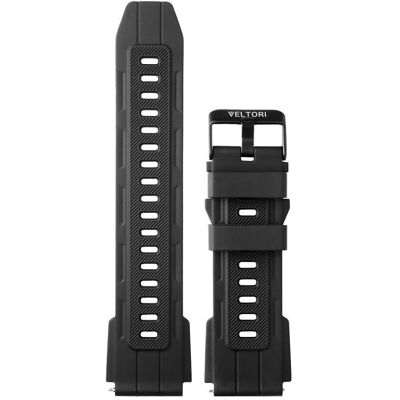 Monroe Pasek do Smartwatcha Męskiego VELTORI VT130 22mm VTP130 (22 mm, Edelstahl, Silikon), Uhrenarmband, Schwarz Monroe Pasek do Smartwatcha Męskiego VELTORI VT130 22mm VTP130 (22 mm, Edelstahl, Silikon), Uhrenarmband, Schwarz