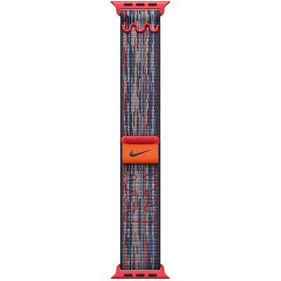 Apple Nike Sport Loop (40 mm, Nylon), Uhrenarmband, Blau, Rot Apple Nike Sport Loop (40 mm, Nylon), Uhrenarmband, Blau, Rot